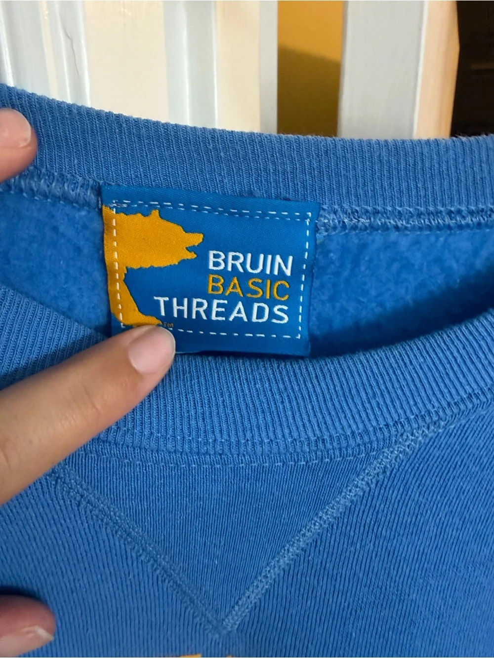 Vintage UIN UCLA Blue Crewneck with Yellow Lettering